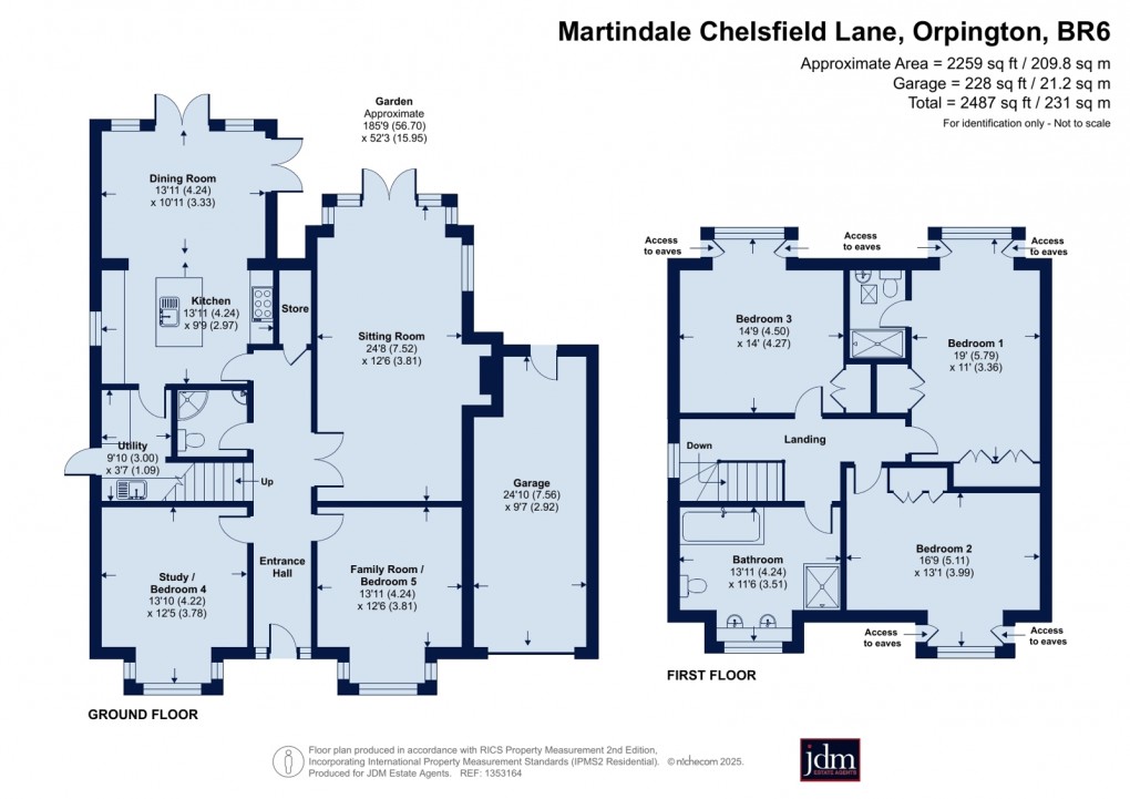 Floorplan for Orpington, Kent