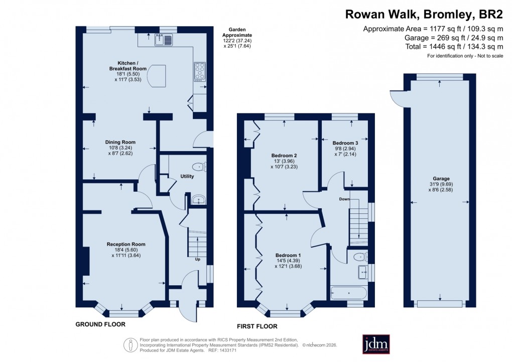 Floorplan for Bromley, Kent