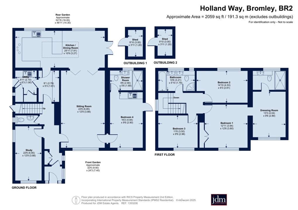 Floorplan for Hayes, Kent