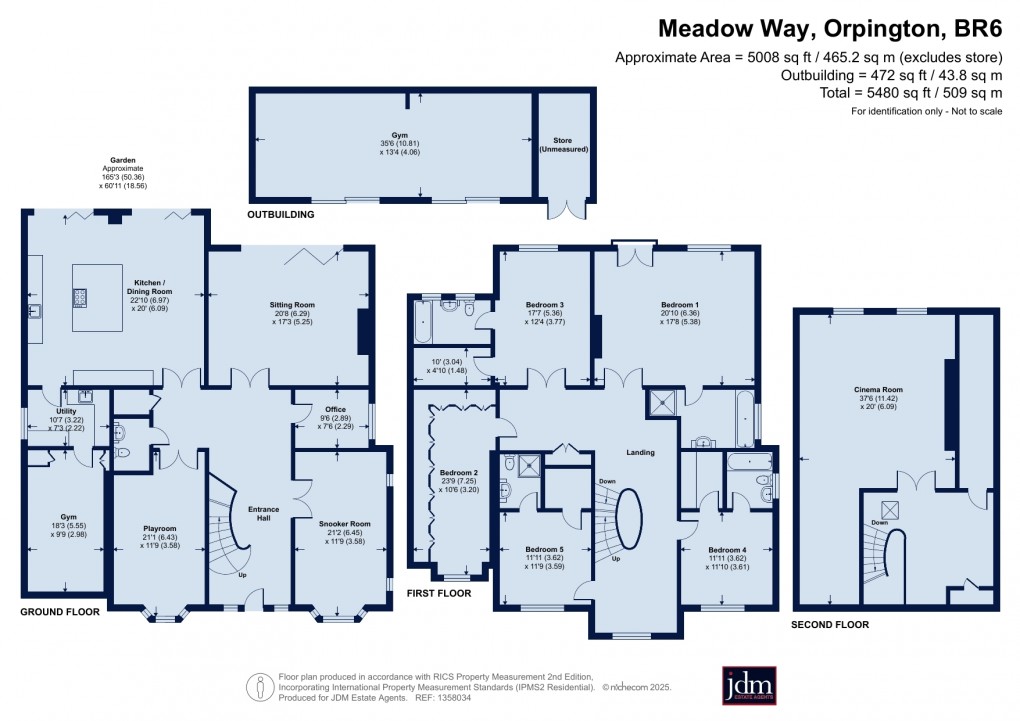 Floorplan for Farnborough Park, Orpington, Kent