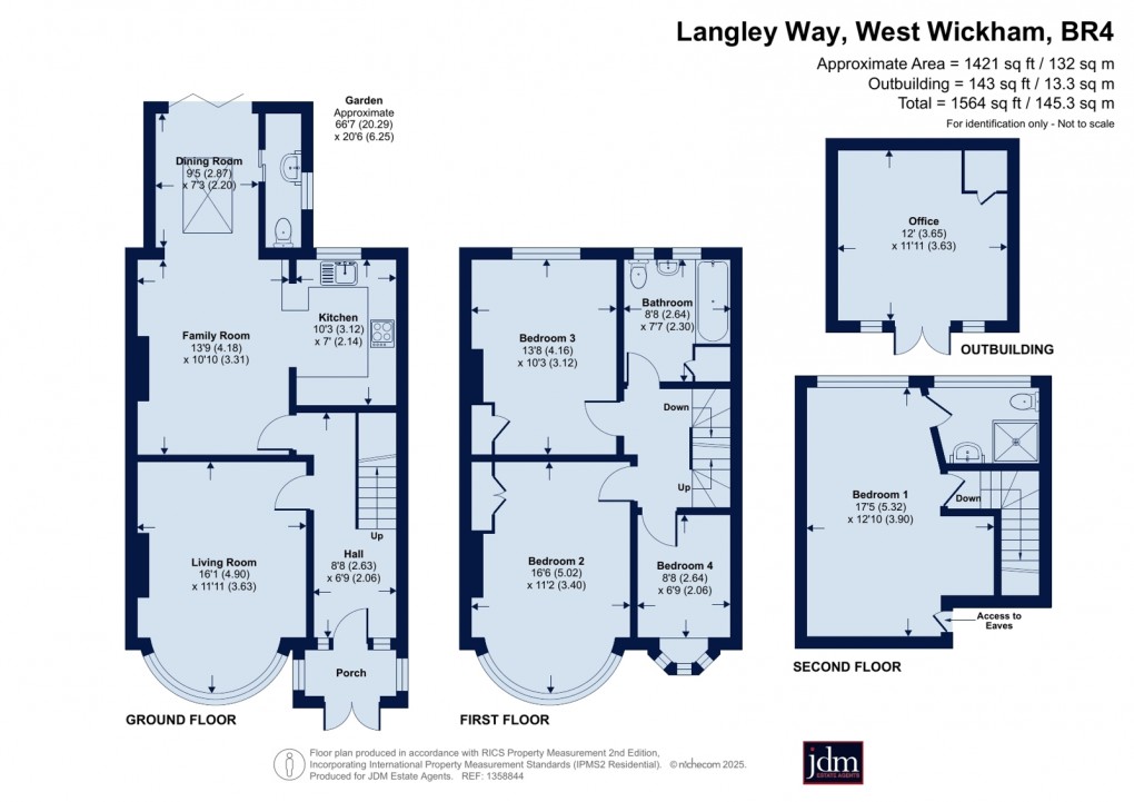 Floorplan for West Wickham, Kent