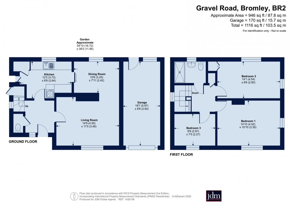 Floorplan for Bromley, Kent