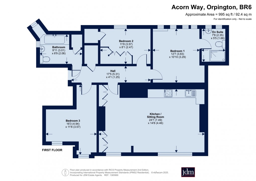 Floorplan for Orpington, Kent