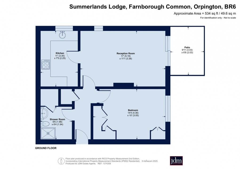 Floorplan for Orpington, Kent