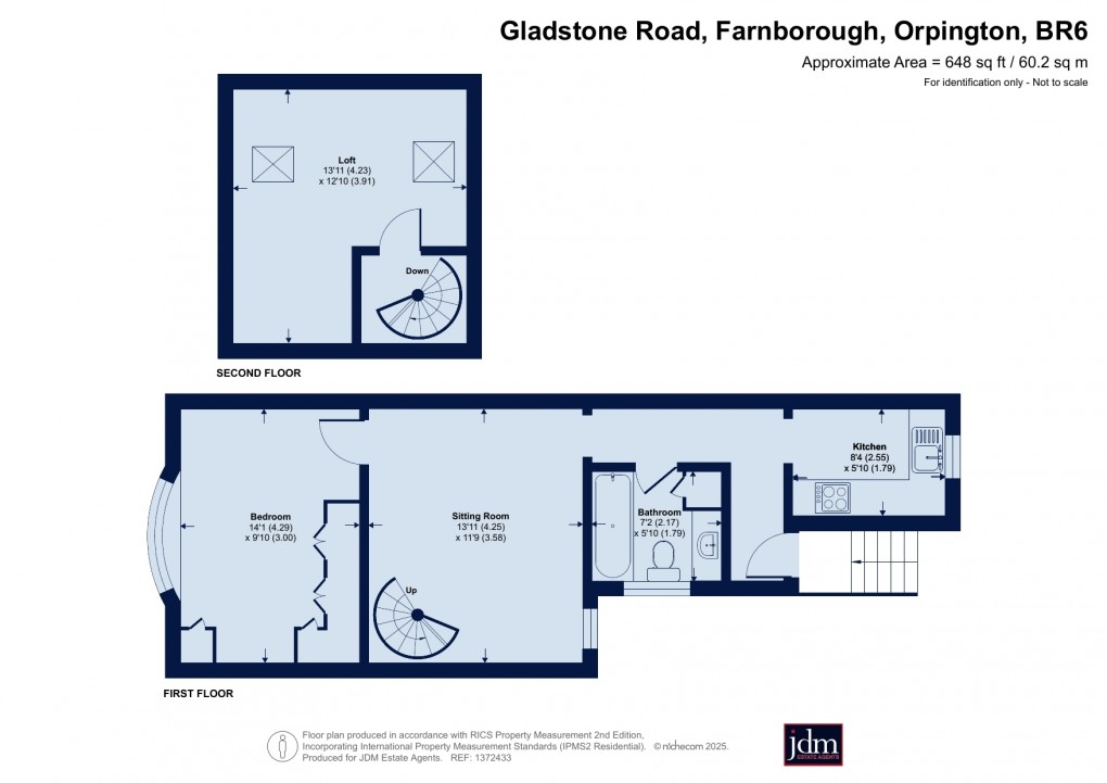 Floorplan for Farnborough, Orpington, Kent