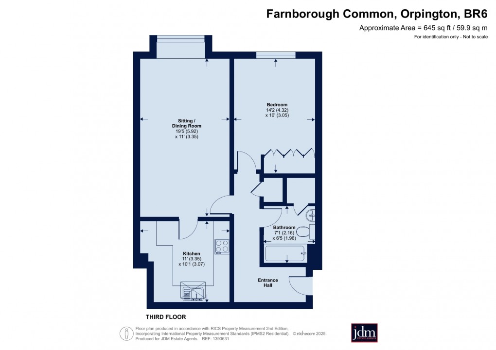 Floorplan for Orpington, Kent