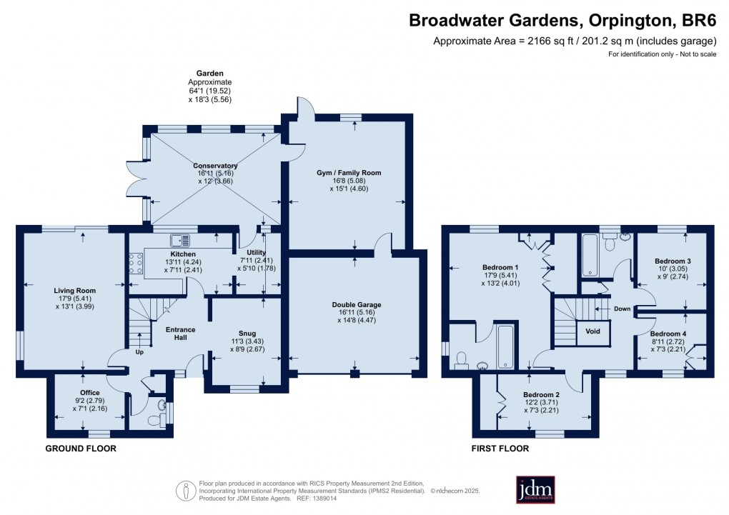 Floorplan for Orpington, Kent