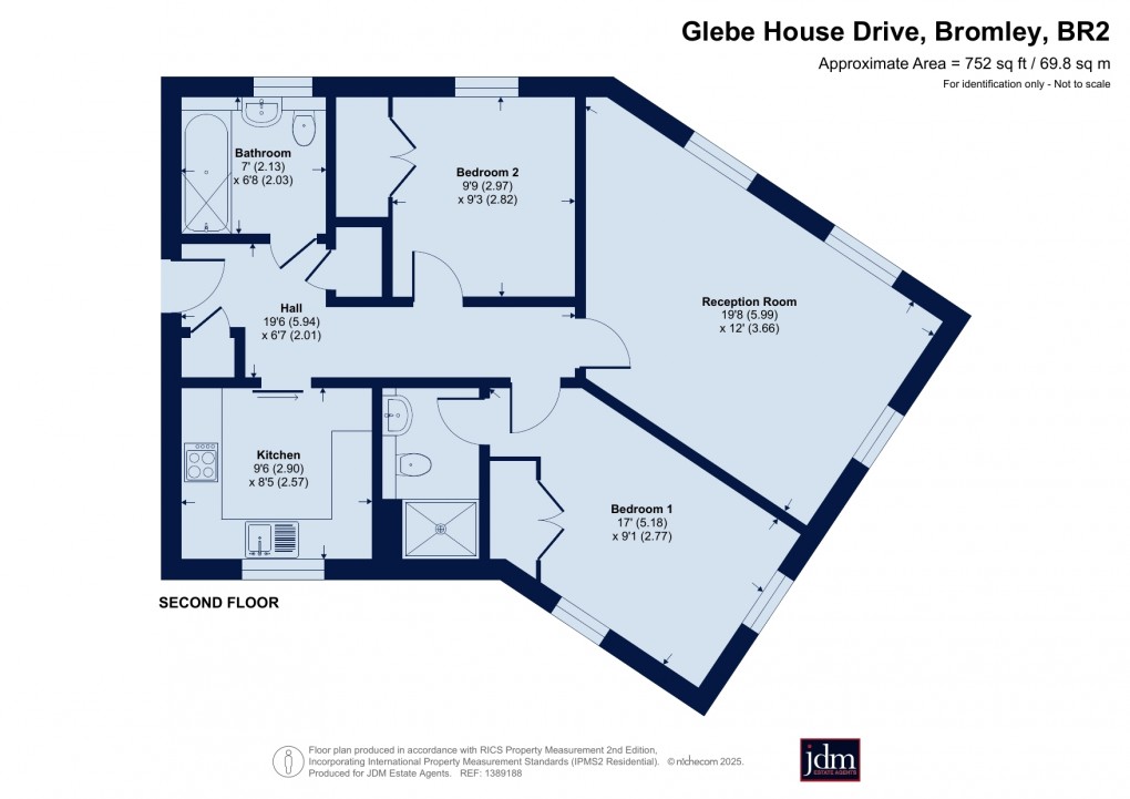 Floorplan for Bromley, Kent