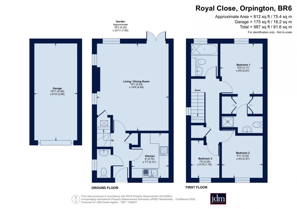 Floorplan for Orpington, Kent