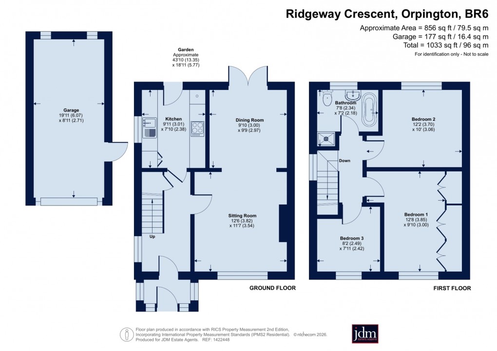 Floorplan for Orpington, Kent