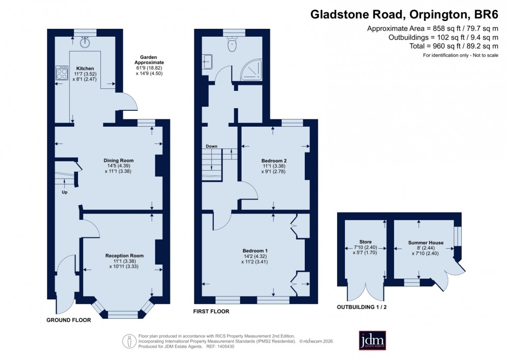 Floorplan for Farnborough Village, Orpington, Kent