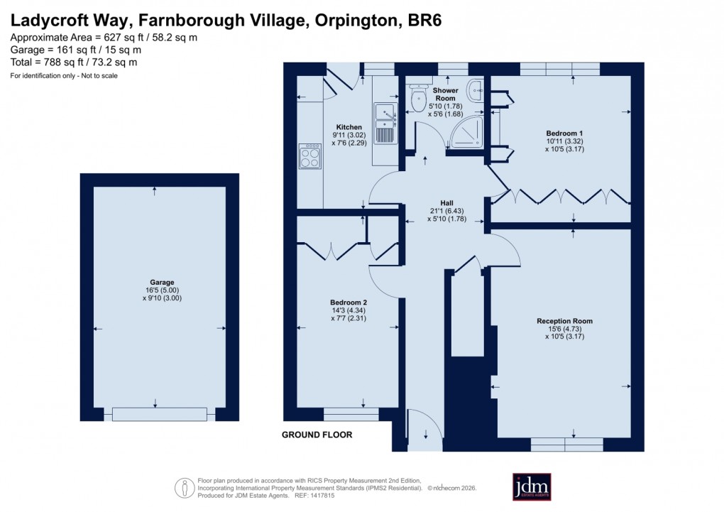 Floorplan for Farnborough Village, Orpington, Kent