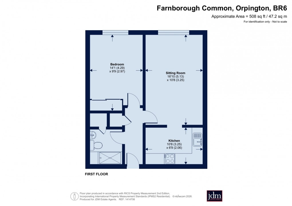 Floorplan for Orpington, Kent
