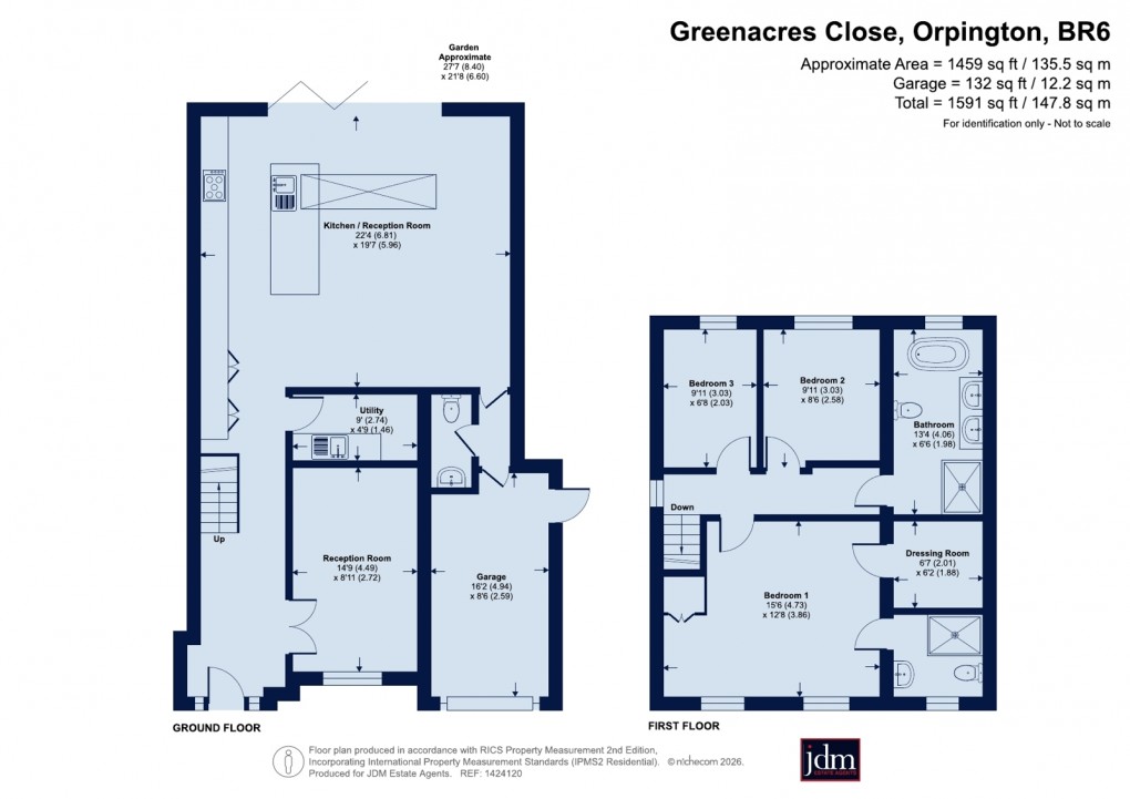 Floorplan for Orpington, Kent