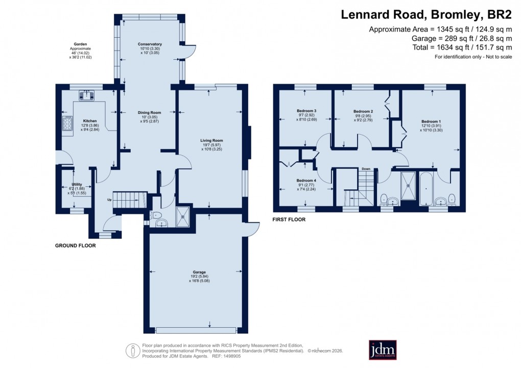 Floorplan for Bromley, Kent