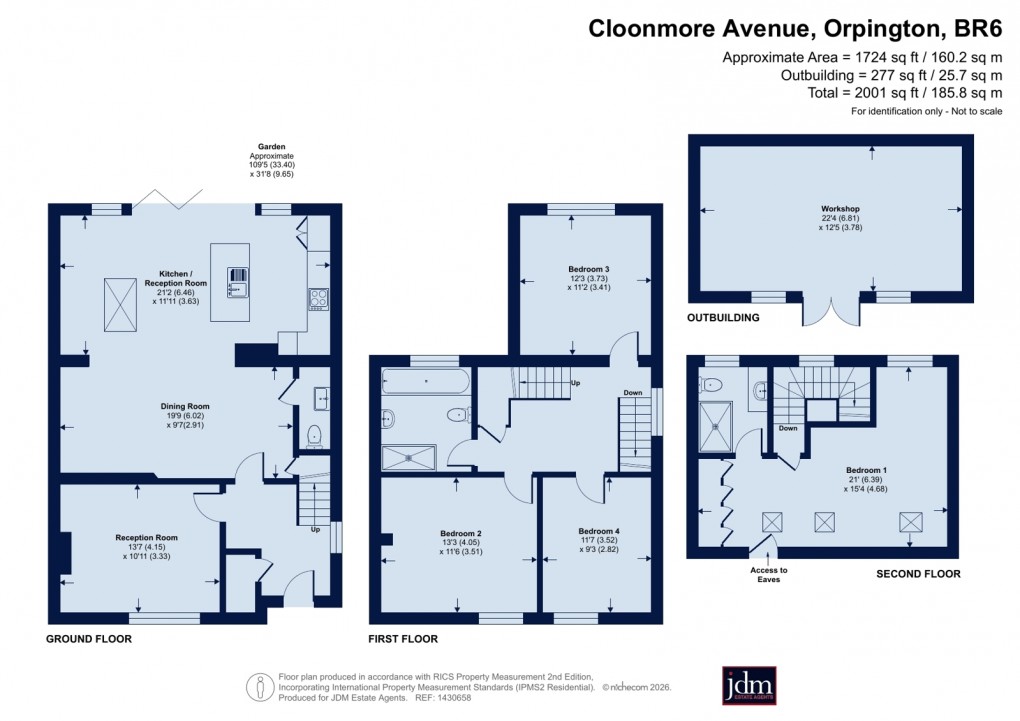 Floorplan for Orpington, Kent