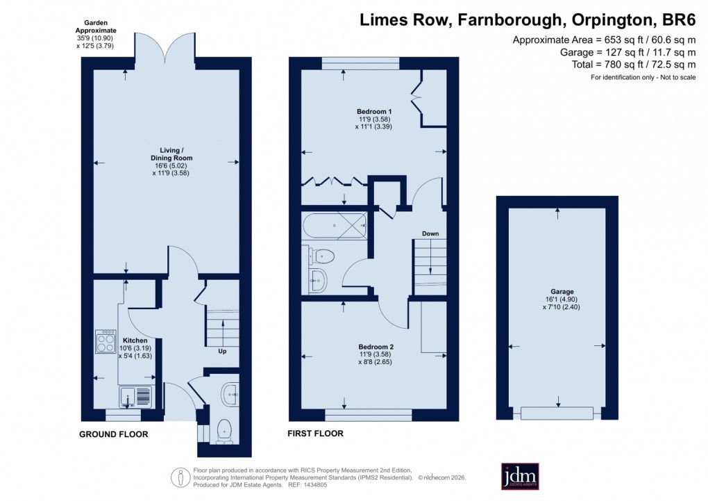Floorplan for Farnborough Village, Orpington, Kent