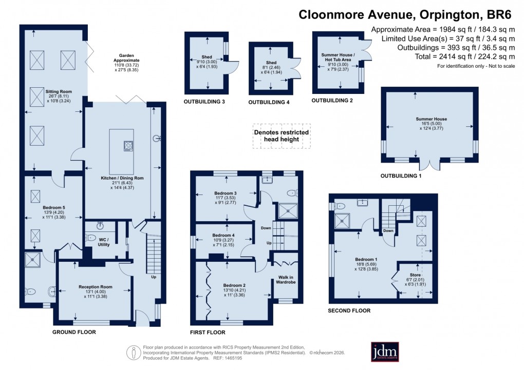 Floorplan for Orpington, Kent