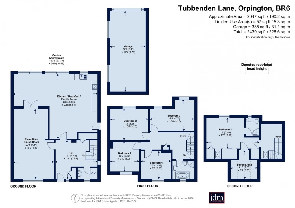 Floorplan for Orpington, Kent