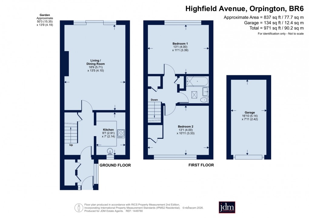 Floorplan for Orpington, Kent