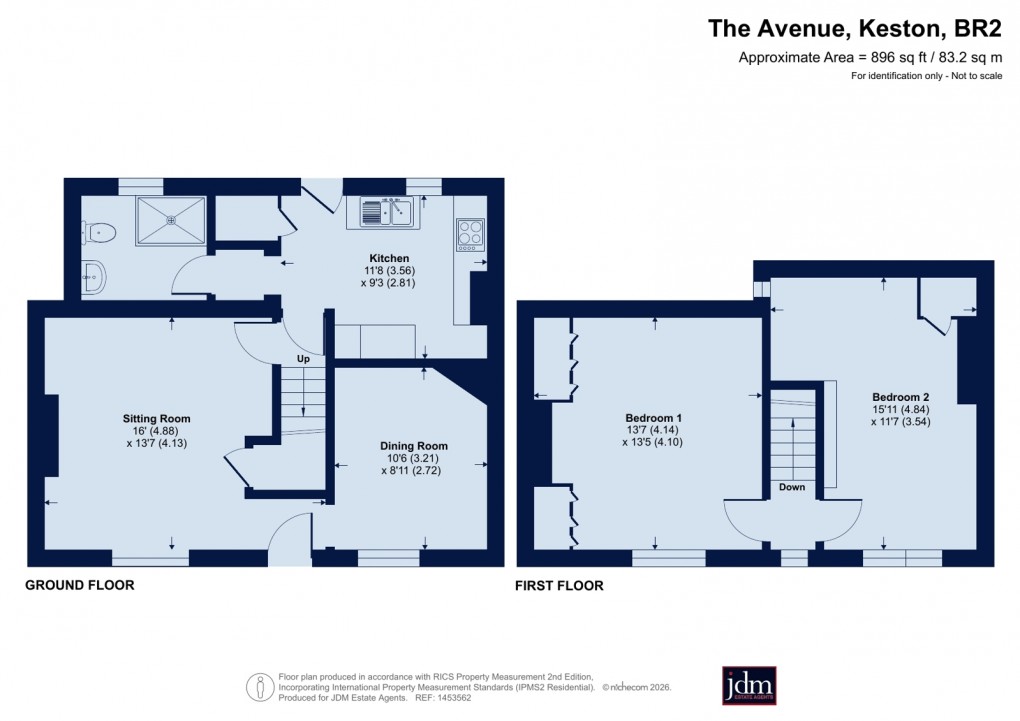 Floorplan for Keston, Kent