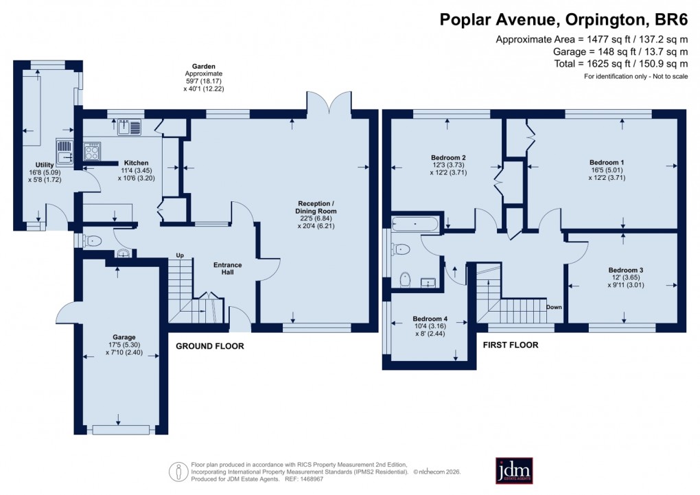 Floorplan for Orpington, Kent