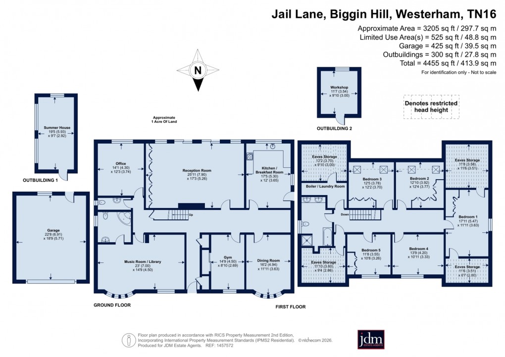 Floorplan for Biggin Hill, Westerham, Kent