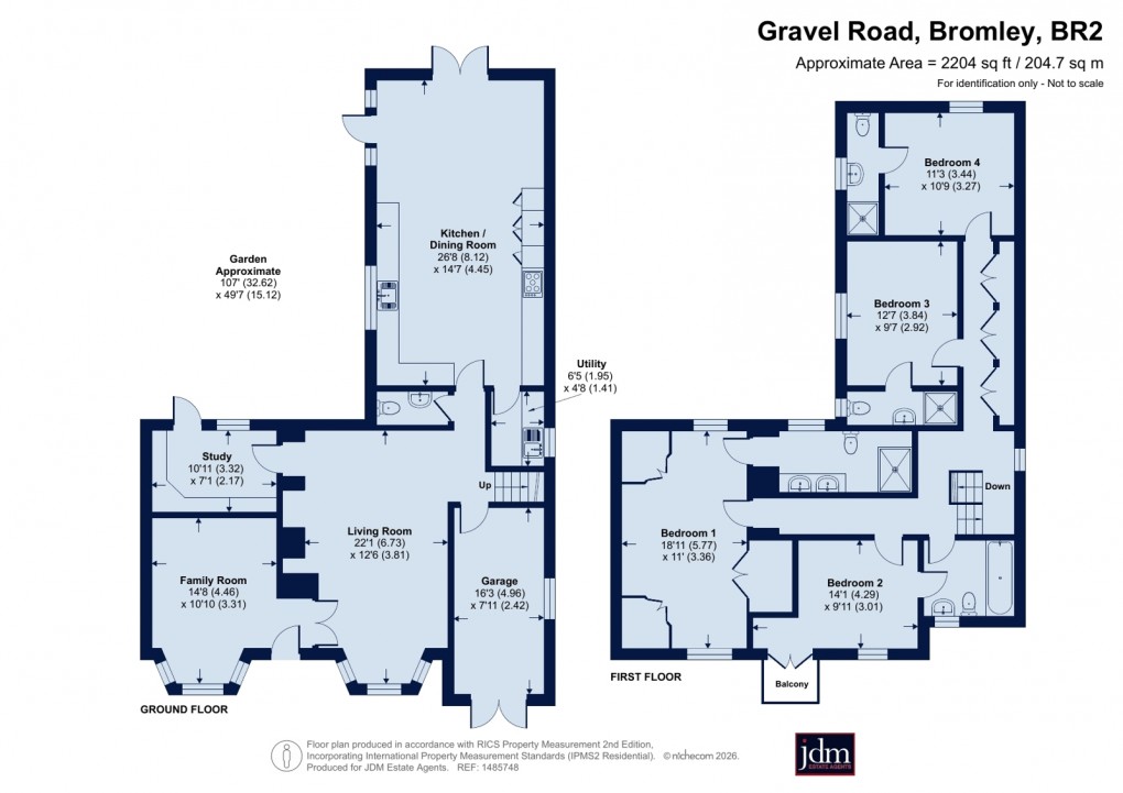 Floorplan for Bromley Common, Kent