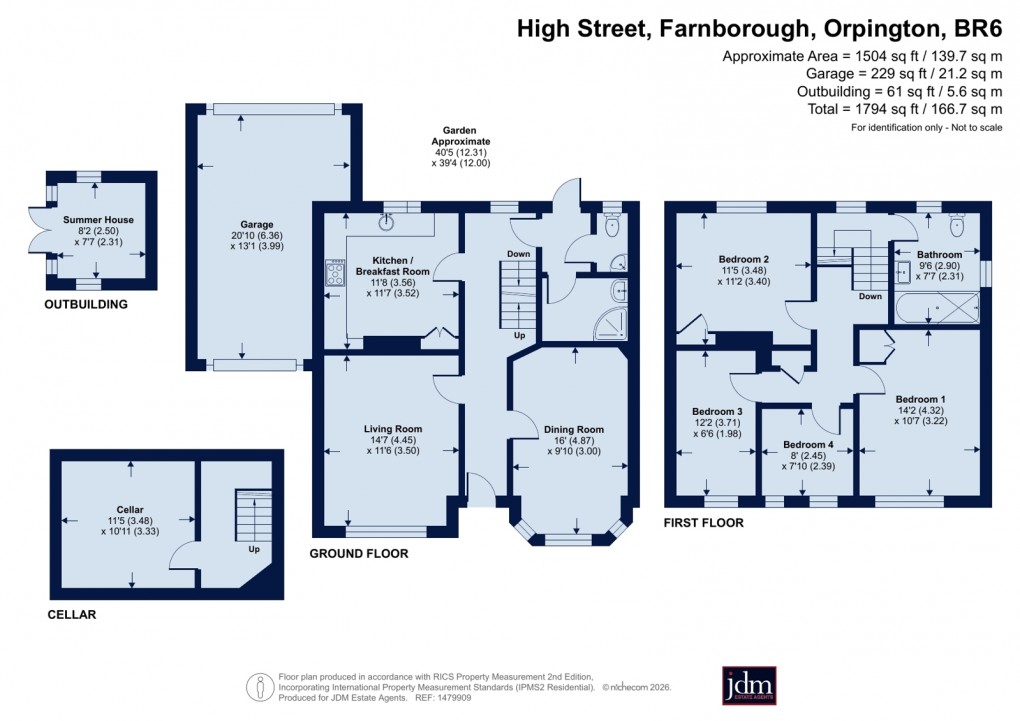 Floorplan for Farnborough Village, Orpington, Kent