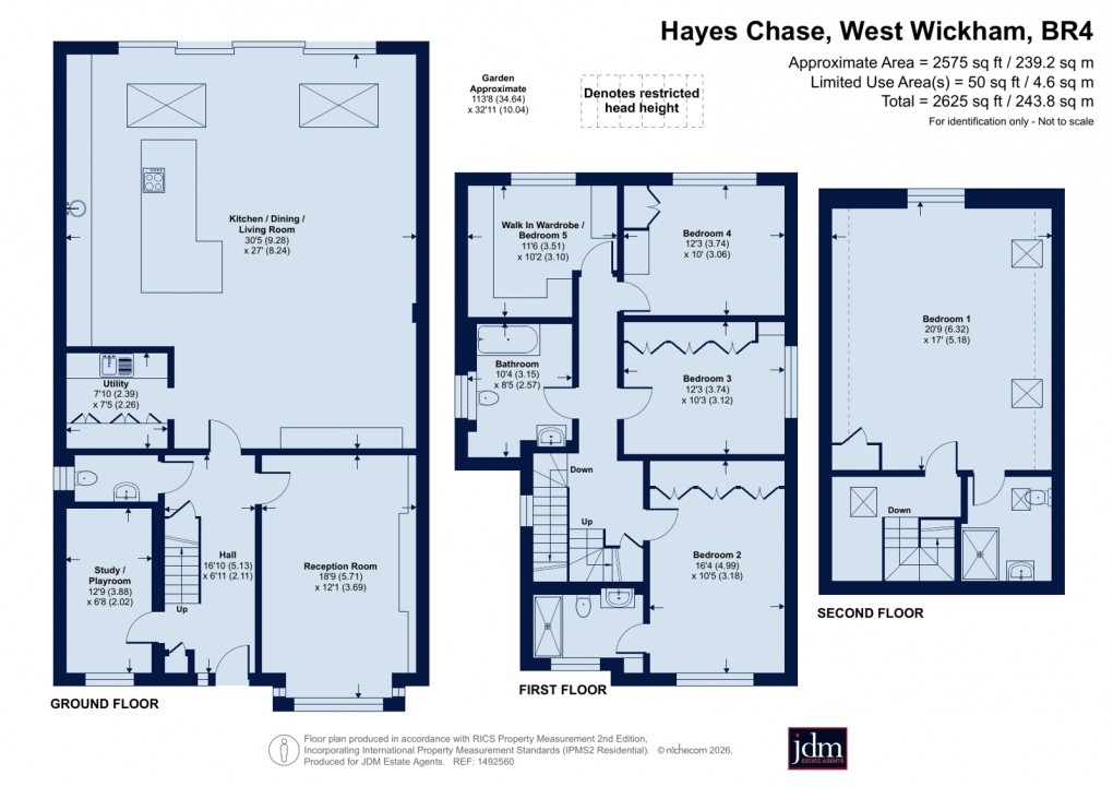 Floorplan for West Wickham, Kent