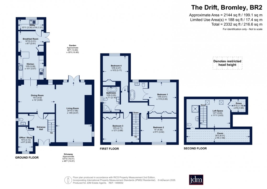 Floorplan for Bromley, Kent