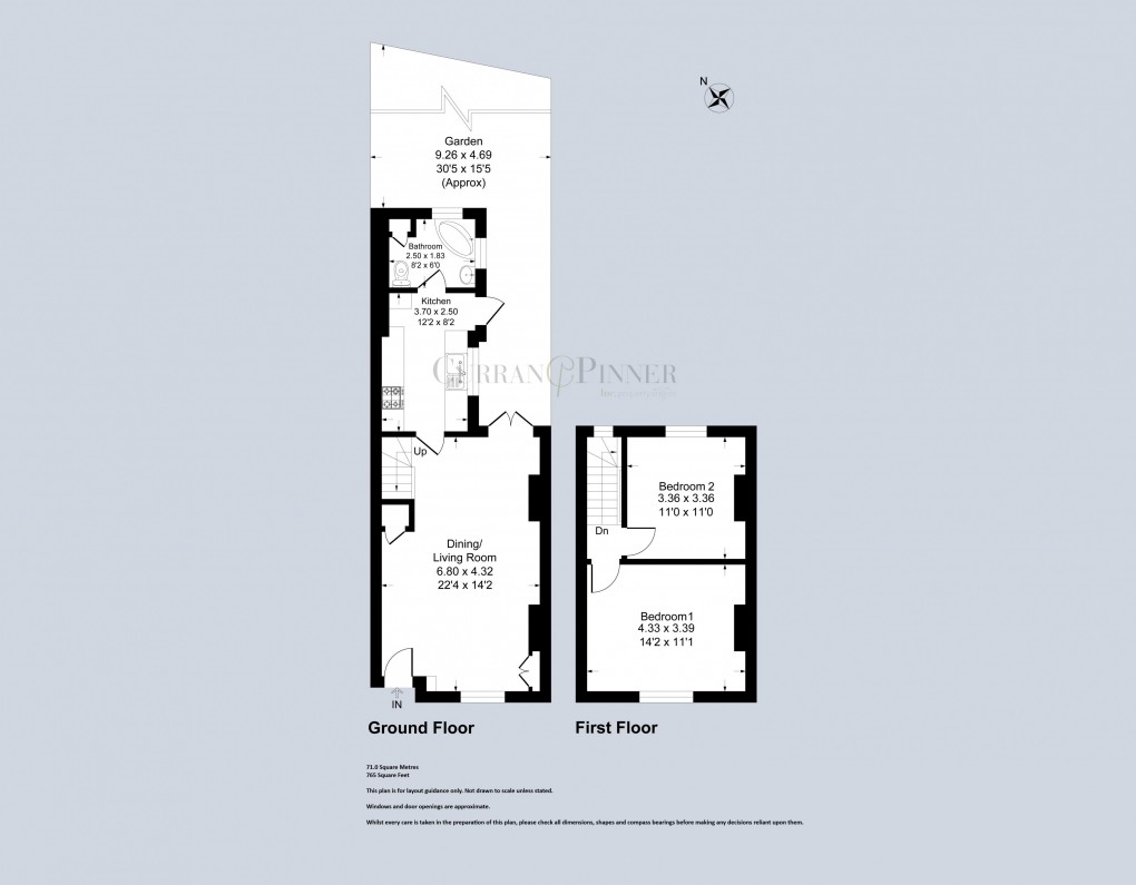 Floorplan for Shortlands, Bromley, Kent