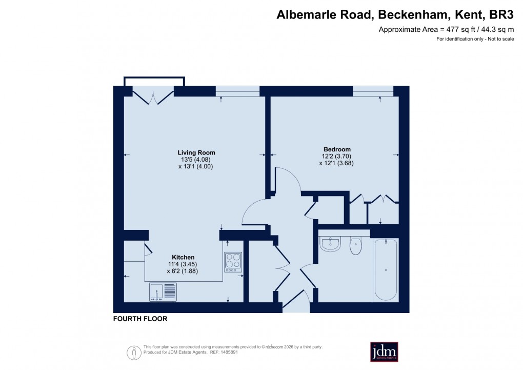 Floorplan for Beckenha, Kent