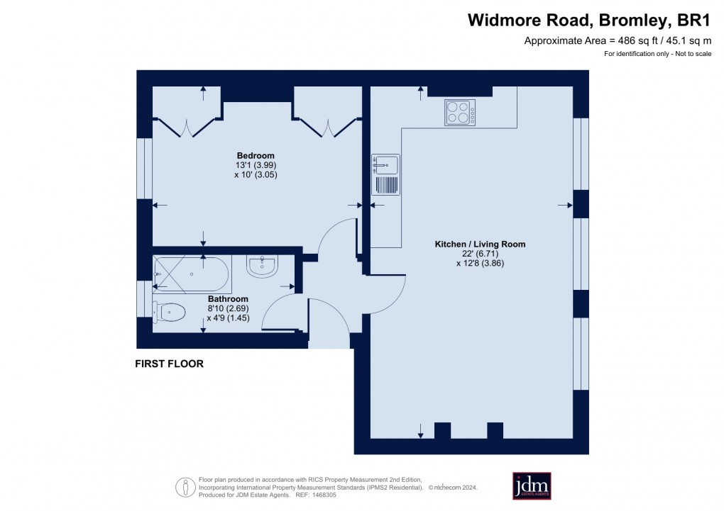 Floorplan for Bromley, Kent