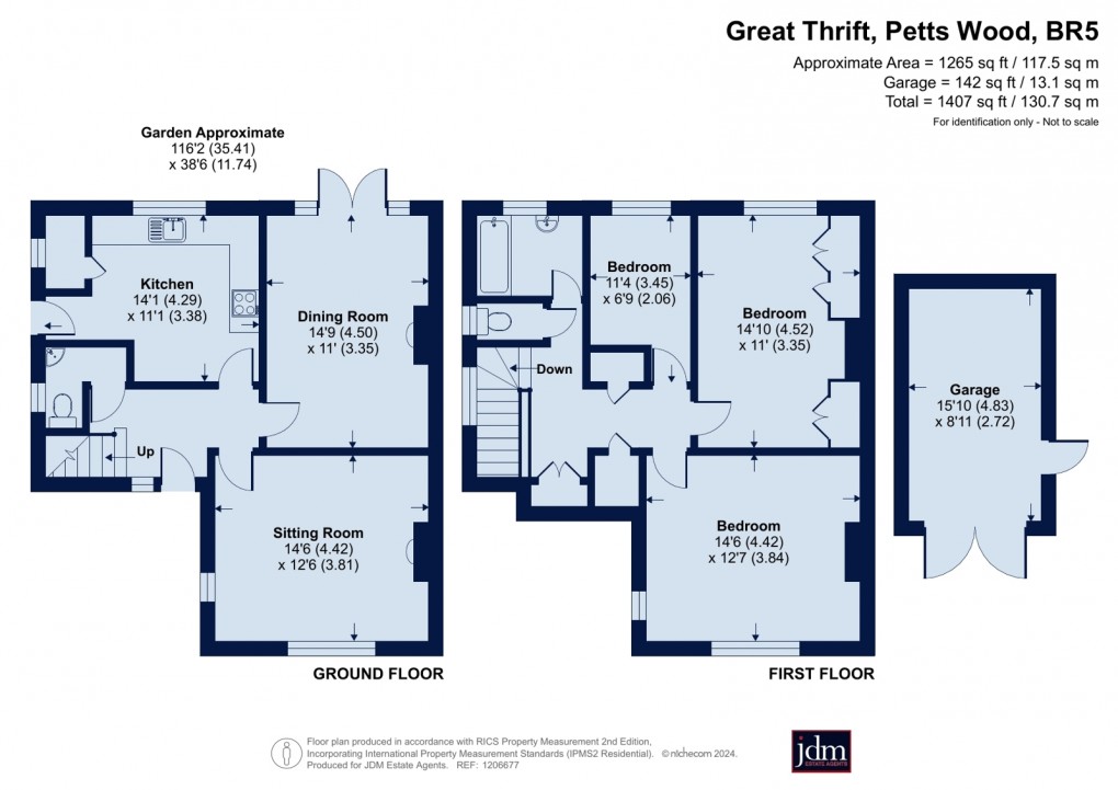 Floorplan for Petts Wood