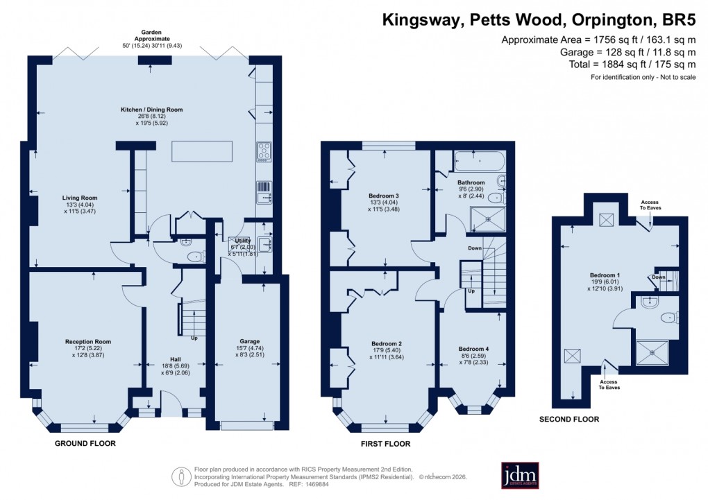 Floorplan for Petts Wood, Orpington