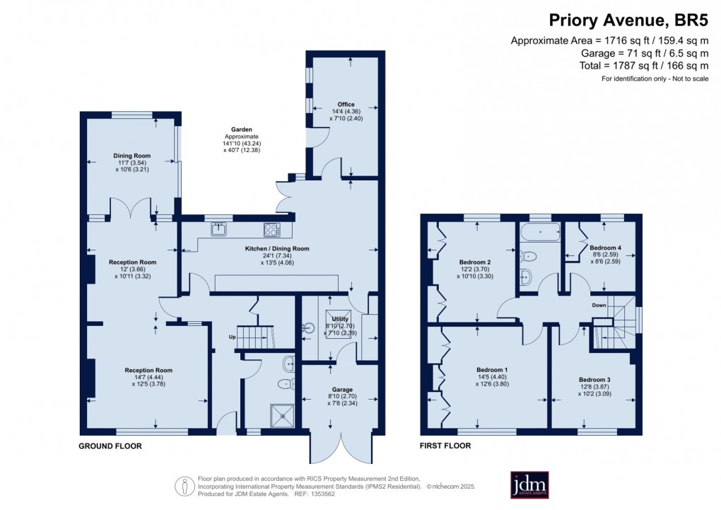Floorplan for Petts Wood, Orpington