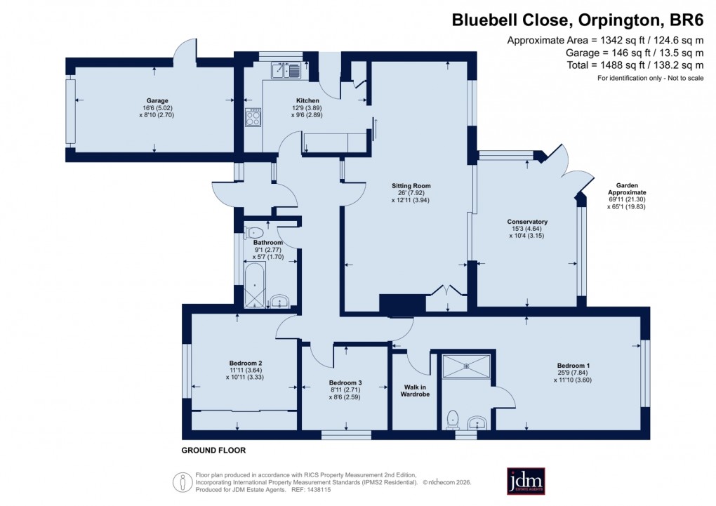 Floorplan for Orpington, Kent