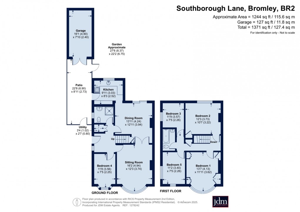 Floorplan for Southborough Lane, Bromley