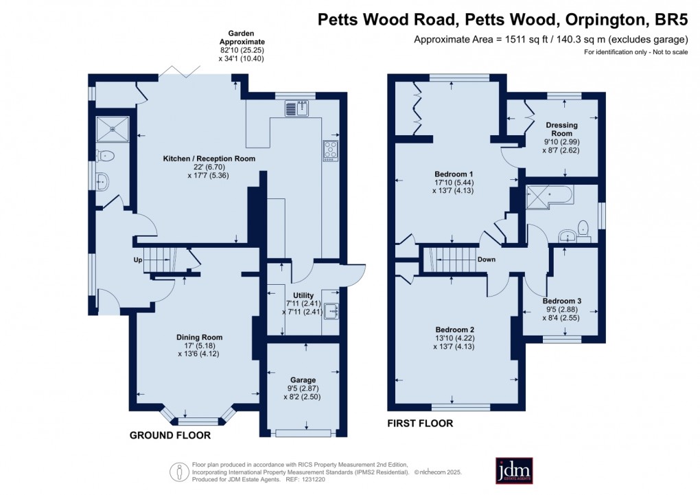 Floorplan for Petts Wood