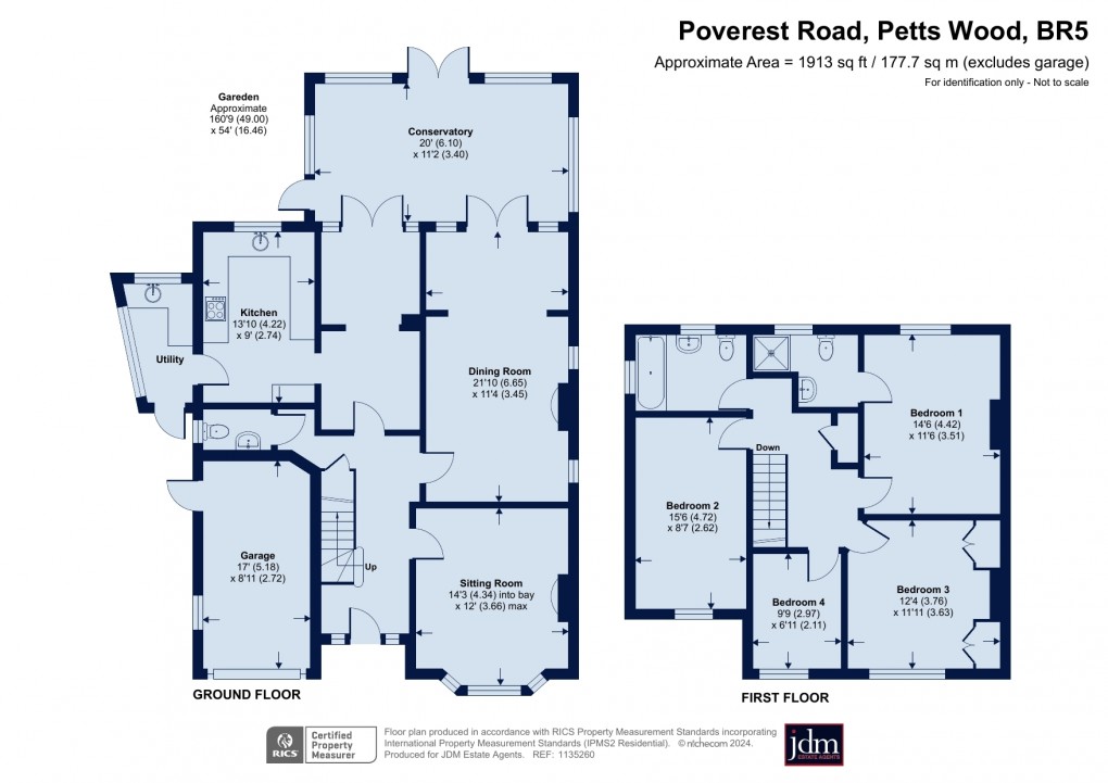 Floorplan for Petts Wood