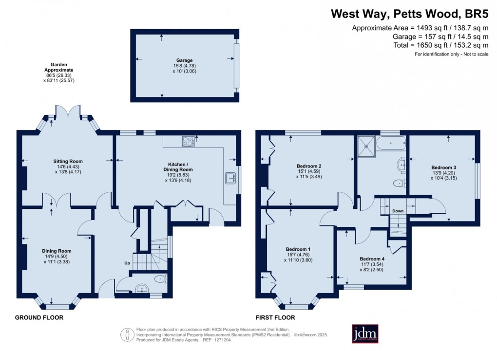 Floorplan for Petts Wood