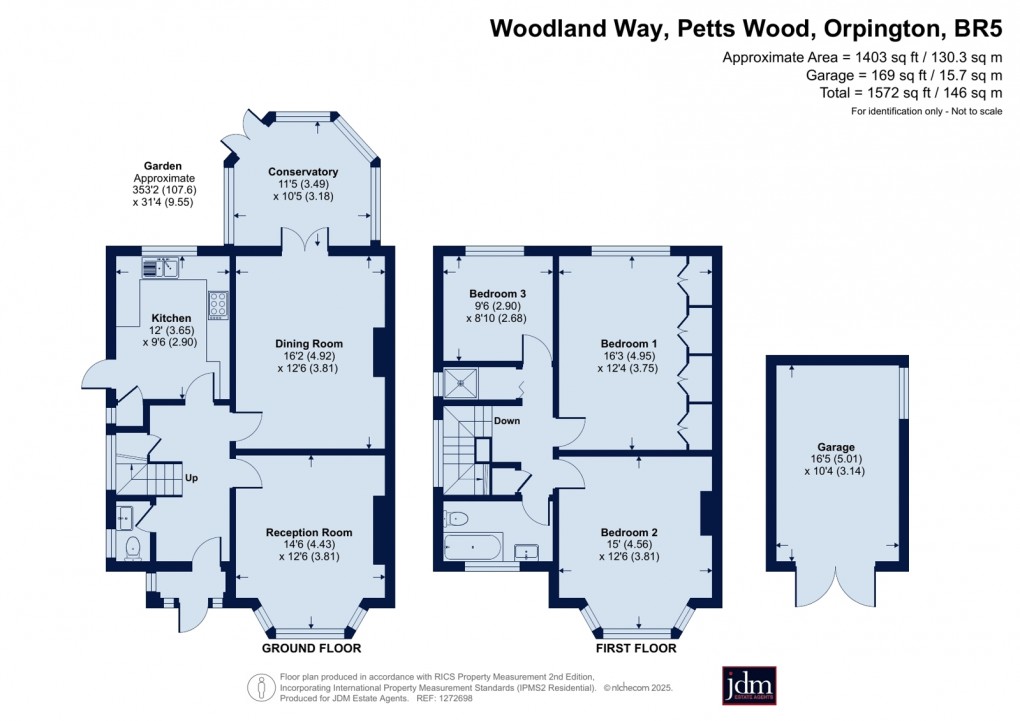 Floorplan for Petts Wood