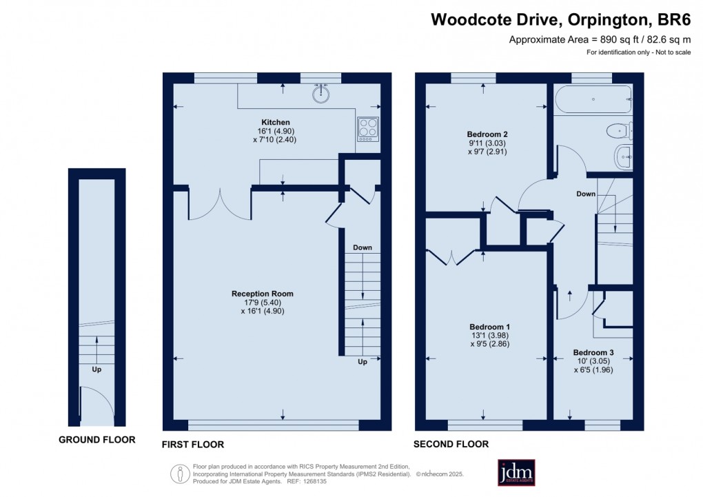 Floorplan for Woodcote Drive, Orpington