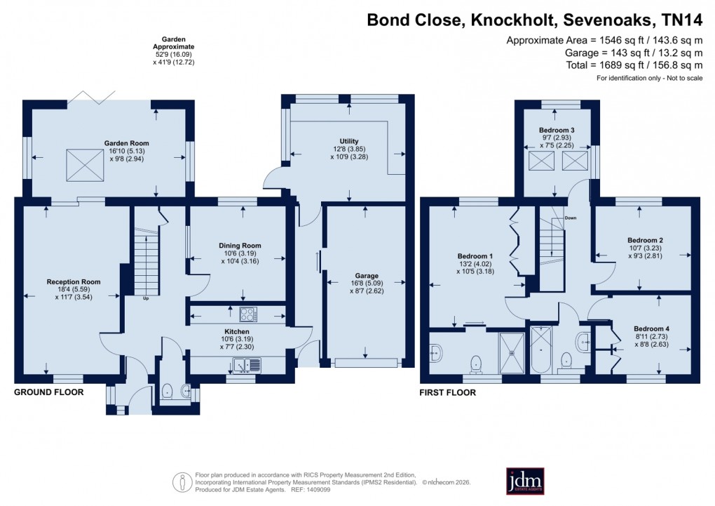 Floorplan for Knockholt, Sevenoaks, Kent