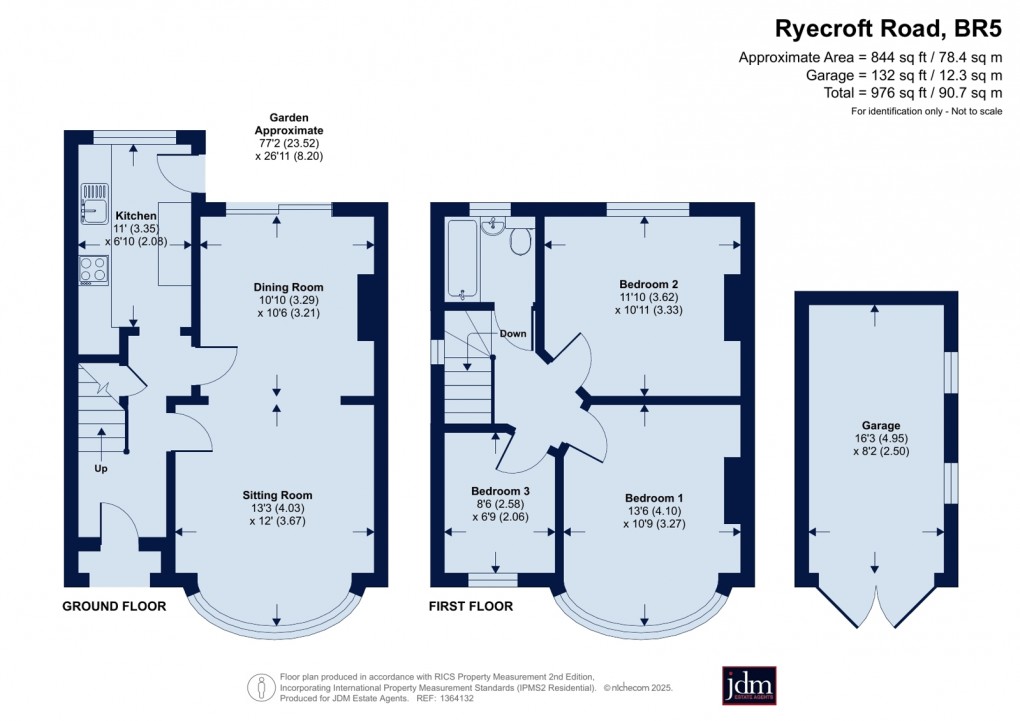 Floorplan for Petts Wood, Orpington