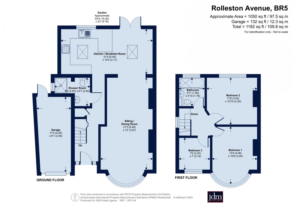 Floorplan for Petts Wood, Orpington