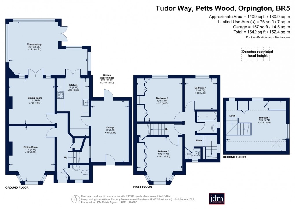 Floorplan for Petts Wood, Orpington