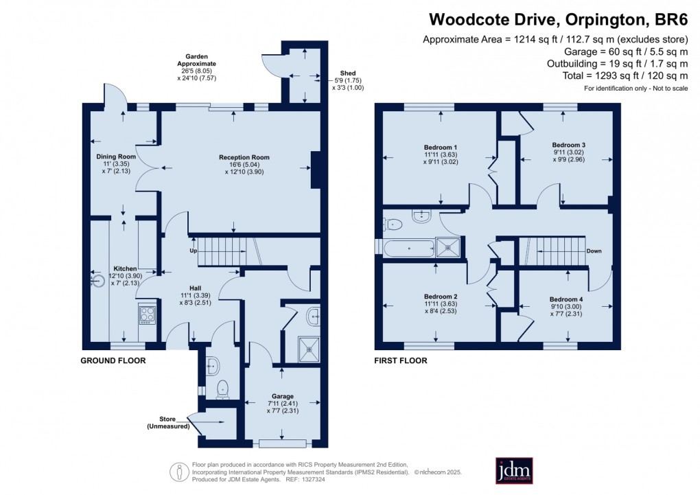 Floorplan for Orpington, Kent