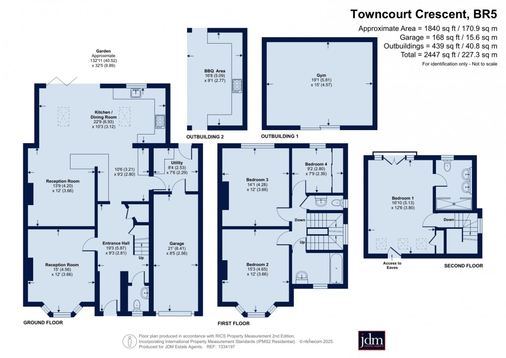 Floorplan for Petts Wood, Orpington